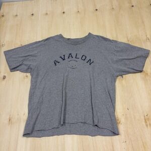Vintage Avalon Shirt Mens XL Gray Prairie Mountain Nautical Tee T-Shirt USA